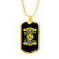 Wants You To Go Necklace Stainless Steel or 18k Gold Dog Tag 24" Chain-Express Your Love Gifts
