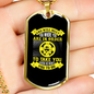 Wants You To Go Necklace Stainless Steel or 18k Gold Dog Tag 24" Chain-Express Your Love Gifts