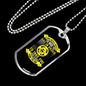 Wants You To Go Necklace Stainless Steel or 18k Gold Dog Tag 24" Chain-Express Your Love Gifts