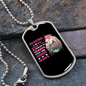 Warm Hearts Horse Necklace Stainless Steel or 18k Gold Dog Tag 24" Chain-Express Your Love Gifts