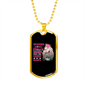Warm Hearts Horse Necklace Stainless Steel or 18k Gold Dog Tag 24" Chain-Express Your Love Gifts