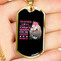 Warm Hearts Horse Necklace Stainless Steel or 18k Gold Dog Tag 24" Chain-Express Your Love Gifts