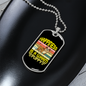 Warm Puppy Bulldog Necklace Stainless Steel or 18k Gold Dog Tag 24" Chain-Express Your Love Gifts