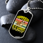 Warm Puppy Bulldog Necklace Stainless Steel or 18k Gold Dog Tag 24" Chain-Express Your Love Gifts