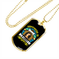 Warm Puppy Necklace Stainless Steel or 18k Gold Dog Tag 24" Chain-Express Your Love Gifts