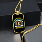 Warm Puppy Necklace Stainless Steel or 18k Gold Dog Tag 24" Chain-Express Your Love Gifts