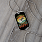 Warm Puppy Siberian Necklace Stainless Steel or 18k Gold Dog Tag 24" Chain-Express Your Love Gifts