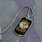 Warm Puppy Siberian Necklace Stainless Steel or 18k Gold Dog Tag 24" Chain-Express Your Love Gifts