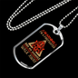 Warning I'm A Firefighter Gift Stainless Steel or 18k Gold Dog Tag 24" Chain-Express Your Love Gifts