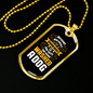 Wash a Dog Necklace Stainless Steel or 18k Gold Dog Tag 24" Chain-Express Your Love Gifts