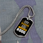 Wash a Dog Necklace Stainless Steel or 18k Gold Dog Tag 24" Chain-Express Your Love Gifts