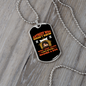 Washed Dog Necklace Stainless Steel or 18k Gold Dog Tag 24" Chain-Express Your Love Gifts