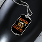 Washed Dog Necklace Stainless Steel or 18k Gold Dog Tag 24" Chain-Express Your Love Gifts