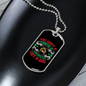 Washington Dog Friend Green Necklace Stainless Steel or 18k Gold Dog Tag 24" Chain-Express Your Love Gifts