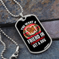 Washington Dog Friend Necklace Stainless Steel or 18k Gold Dog Tag 24" Chain-Express Your Love Gifts
