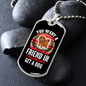 Washington Dog Friend Necklace Stainless Steel or 18k Gold Dog Tag 24" Chain-Express Your Love Gifts