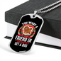 Washington Dog Friend Necklace Stainless Steel or 18k Gold Dog Tag 24" Chain-Express Your Love Gifts