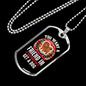 Washington Dog Friend Necklace Stainless Steel or 18k Gold Dog Tag 24" Chain-Express Your Love Gifts
