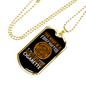 Wasn'T Smoking CigArettes Firefighter Gift Stainless Steel or 18k Gold Dog Tag 24" Chain-Express Your Love Gifts
