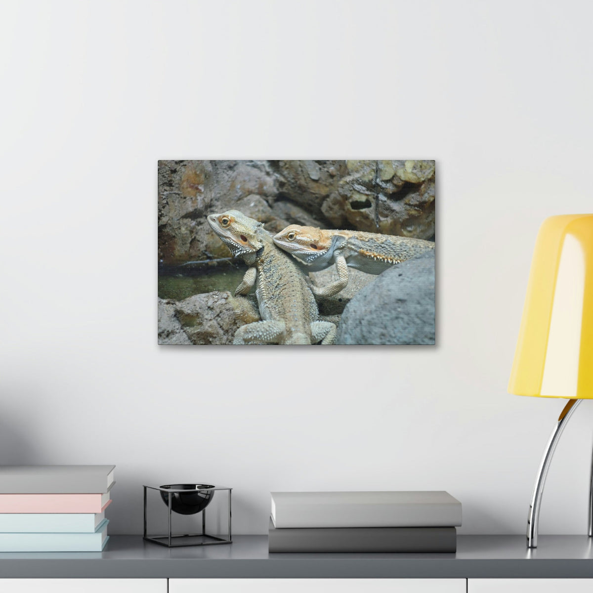 Scripture Walls Water Dragon Couple Water Dragon Couple Print Animal Wall Art Wildlife Canvas Prints Wall Art Ready to Hang Unframed-Express Your Love Gifts