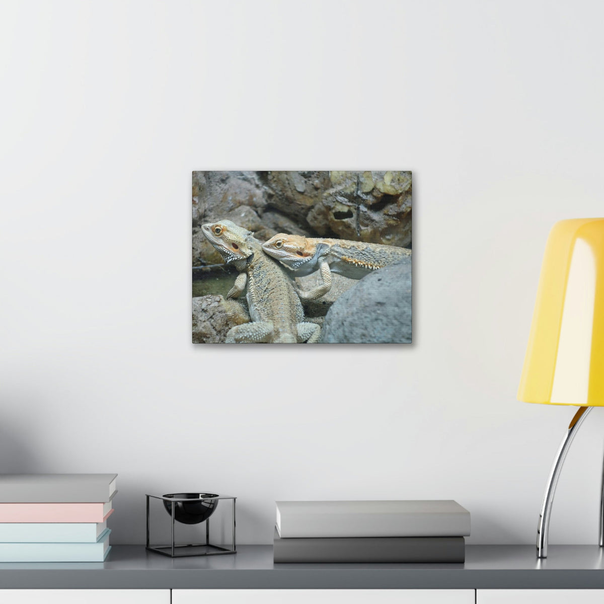 Scripture Walls Water Dragon Couple Water Dragon Couple Print Animal Wall Art Wildlife Canvas Prints Wall Art Ready to Hang Unframed-Express Your Love Gifts