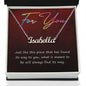 Way to You Custom Name Necklace-Express Your Love Gifts