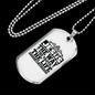 Way True Life Jesus Christian Necklace Stainless Steel or 18k Gold Dog Tag 24" Chain-Express Your Love Gifts