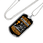 We Are All Faced Necklace Stainless Steel or 18k Gold Dog Tag 24" Chain-Express Your Love Gifts