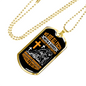 We Are All Faced Necklace Stainless Steel or 18k Gold Dog Tag 24" Chain-Express Your Love Gifts