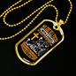 We Are All Faced Necklace Stainless Steel or 18k Gold Dog Tag 24" Chain-Express Your Love Gifts