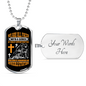 We Are All Faced Necklace Stainless Steel or 18k Gold Dog Tag 24" Chain-Express Your Love Gifts