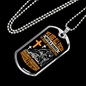 We Are All Faced Necklace Stainless Steel or 18k Gold Dog Tag 24" Chain-Express Your Love Gifts