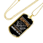 We Are Hunting Necklace Stainless Steel or 18k Gold Dog Tag 24" Chain-Express Your Love Gifts