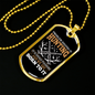 We Are Hunting Necklace Stainless Steel or 18k Gold Dog Tag 24" Chain-Express Your Love Gifts