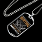 We Are Hunting Necklace Stainless Steel or 18k Gold Dog Tag 24" Chain-Express Your Love Gifts