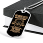 We Drive Trucker Dog Tag Stainless Steel or 18k Gold 24" Chain-Express Your Love Gifts