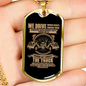 We Drive Trucker Dog Tag Stainless Steel or 18k Gold 24" Chain-Express Your Love Gifts