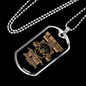 We Drive Trucker Dog Tag Stainless Steel or 18k Gold 24" Chain-Express Your Love Gifts