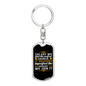 We Find The Perfect Church Keychain Stainless Steel or 18k Gold Dog Tag Keyring-Express Your Love Gifts
