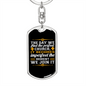 We Find The Perfect Church Keychain Stainless Steel or 18k Gold Dog Tag Keyring-Express Your Love Gifts