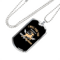 We'Ll Go Hunting Tomorrow Necklace Stainless Steel or 18k Gold Dog Tag 24" Chain-Express Your Love Gifts
