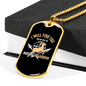We'Ll Go Hunting Tomorrow Necklace Stainless Steel or 18k Gold Dog Tag 24" Chain-Express Your Love Gifts