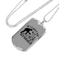 We'Re All Screwed Woodworker Dog Tag Stainless Steel or 18k Gold W 24"-Express Your Love Gifts
