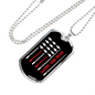 We Re Reel Happy Fishing Necklace Stainless Steel or 18k Gold Dog Tag 24" Chain-Express Your Love Gifts
