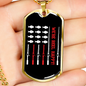 We Re Reel Happy Fishing Necklace Stainless Steel or 18k Gold Dog Tag 24" Chain-Express Your Love Gifts