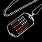 We Re Reel Happy Fishing Necklace Stainless Steel or 18k Gold Dog Tag 24" Chain-Express Your Love Gifts