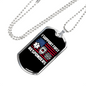 We Support First Responders Firefighter Gift Stainless Steel or 18k Gold Dog Tag 24" Chain-Express Your Love Gifts