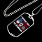 We Support First Responders Firefighter Gift Stainless Steel or 18k Gold Dog Tag 24" Chain-Express Your Love Gifts
