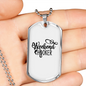 Weekend Hooker Fishing Necklace Stainless Steel or 18k Gold Dog Tag 24" Chain-Express Your Love Gifts