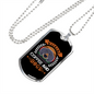 Weekends Coffee And Dogs Necklace Stainless Steel or 18k Gold Dog Tag 24" Chain-Express Your Love Gifts